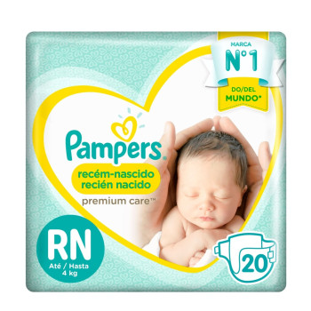 Fralda Pampers Premium Care Rn 20Un