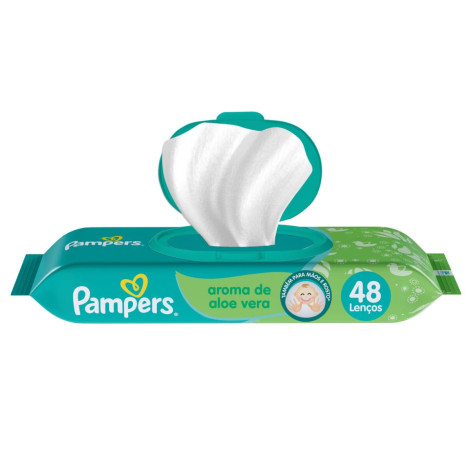 Lenco Umed Pampers Aloe E Vera 48Un