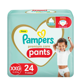 Fralda Pampers Pants Premium Care Xxg 24Un