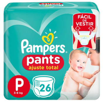Fralda Pampers Ajust T Pants P 26Un