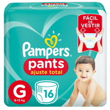 Fralda Pampers Ajust T Pants G 16Un