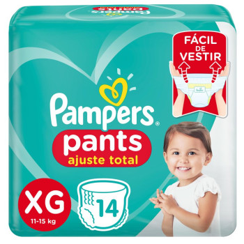 Fralda Pampers Ajust T Pants Xg 14Un