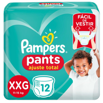 Fralda Pampers Ajust T Pants Xxg 12Un