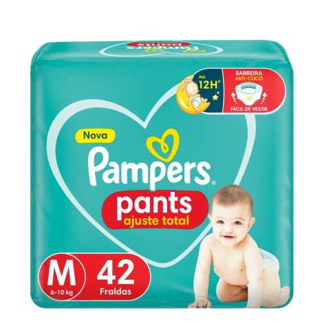 Fralda Pampers Pants Mega M 42 Unidades