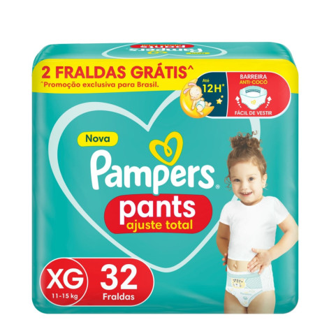 Fralda Pampers Pants Mega Xg 32Un