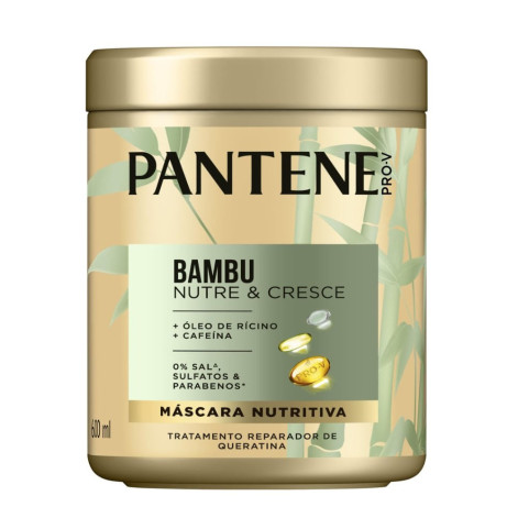 Máscara Capilar Pantene Bambu 600ML