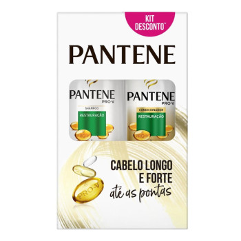 Kit Shampoo 350ML+Condicionador 175ML Pantene Restauracao