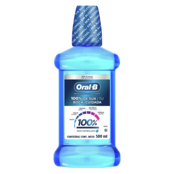 Enxag Bucal Oral B 500ML 100%