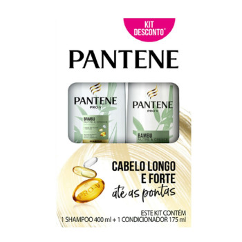 Kit Shampoo350ML+Condicionador175ML Pantene Bambu
