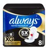 Absorvente Always Noites Tranquilas Suave Xg Com Abas 8 Unidades
