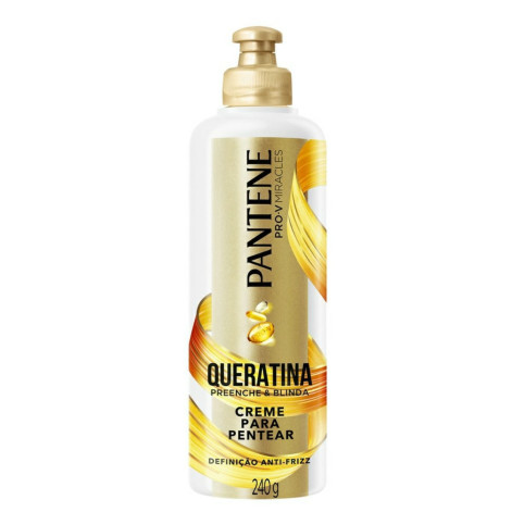 Creme Para Pentearear Pantene Queratina 240G