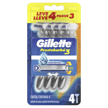Aparelho de Depilar Gillette Prest3 L4P3