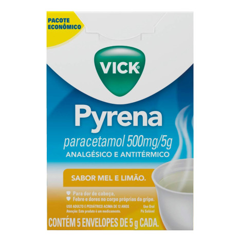 Vick Pyrena Mel E Limao C/5 Saches