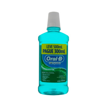 Enxaguante Bucal Oral B Hortela L500 P300ML