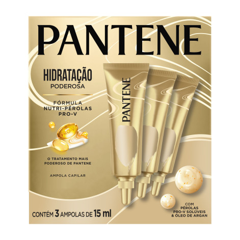 Ampola Pantene Hidrocauterizacao 3 Unidades 15ML