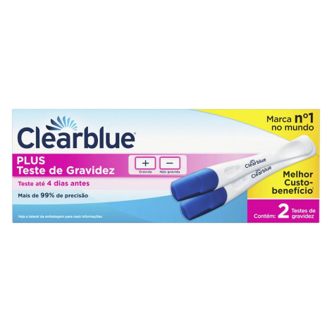 Teste Gav Clearblue Plus 2Uni
