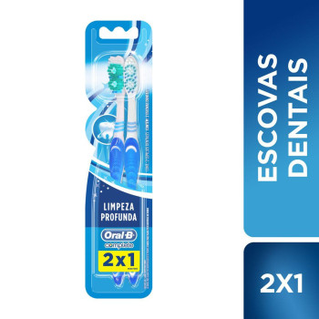 Escova Dental Oral B Limp Profunda Macia C/2Un