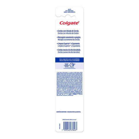 Escova de Dente Colgate Gengiva Therapy Carvão Macia 1 unidade