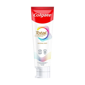Creme Dental Colgate Total Prevenção Ativa Original Mint 2 Unidades de 140g Cada