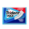 Trident Max Chiclete Sem Açúcar Hortelã Fresca 16,5g