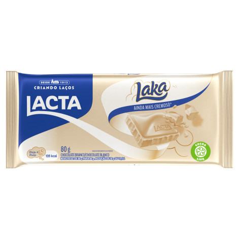 Chocolate Barra Lacta Laka 80G