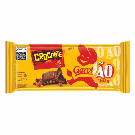 Garoto Tab Choc Leite Crocante 150G
