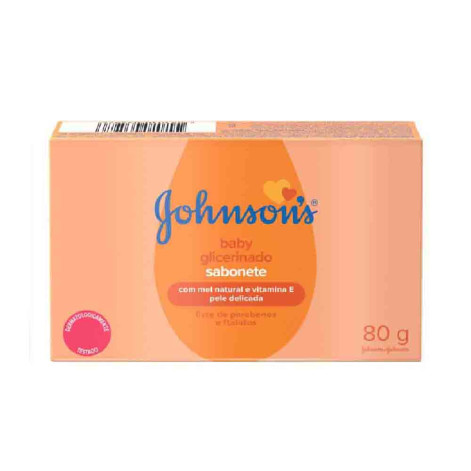 Sabonete Johnsons Baby Glicerina 80 G