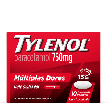 Tylenol Star Power 750Mg 10Cp