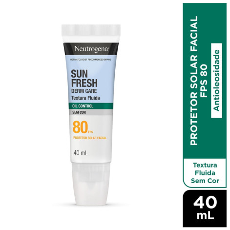 Protetor Solarfacial Neutrogena Sun Fresh Fps80 40Ml