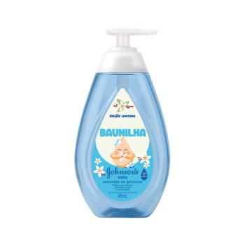 Johnsons Baby Sabonete Liquído Glicerinado Baunilha 400ml 