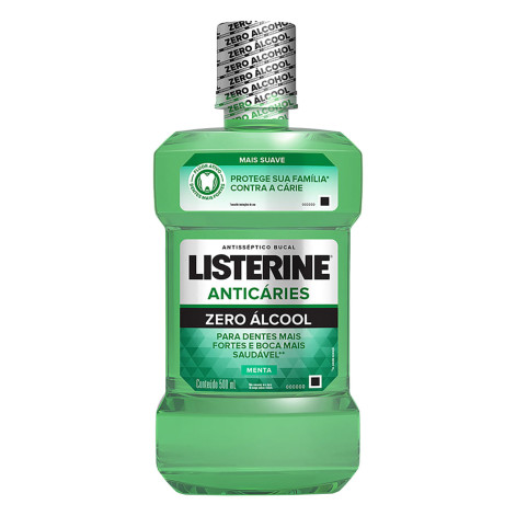 Enxaguante Bucal Listerine Anti Car Zero 500ML