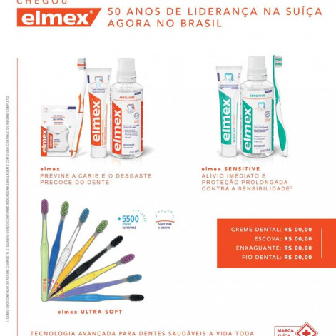 Escova de Dente Elmex Ultra Soft com 1 unidade