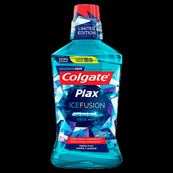 Enxaguante Bucal Colg Plax Ice Fs 500P350ML(Clg