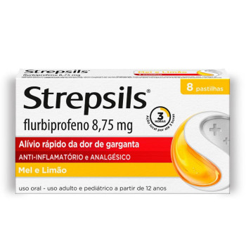 Strepsils Mel/Limao C/8 Past