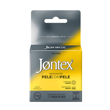 Camisinha Jontex Pele/Pele C/2 Un