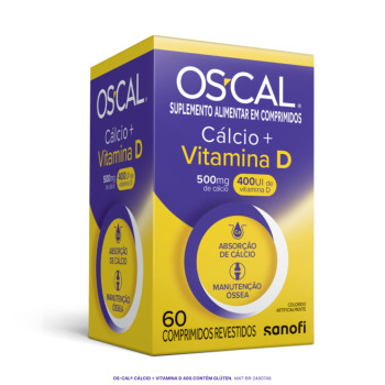 Mobility Oscald 500Mg+400Ui 60 Comprimidos