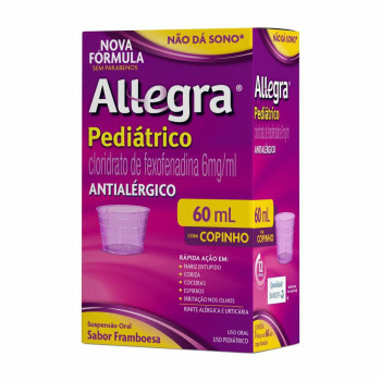 Allegra Susp Ped 60ML+Cp Dosad