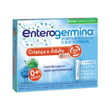 Enterogermina Plus C/5 Frascos