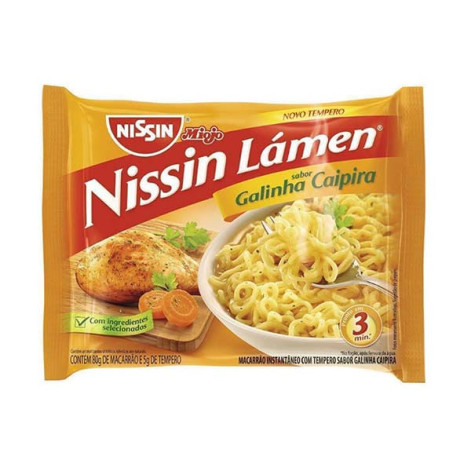 Nissin Galinha Caipira 85G