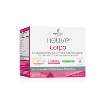 Polivitamínico Mantecorp Skincare Nouve Corpo Tripla Ação Framboesa 30 sachês de 3,4g cada