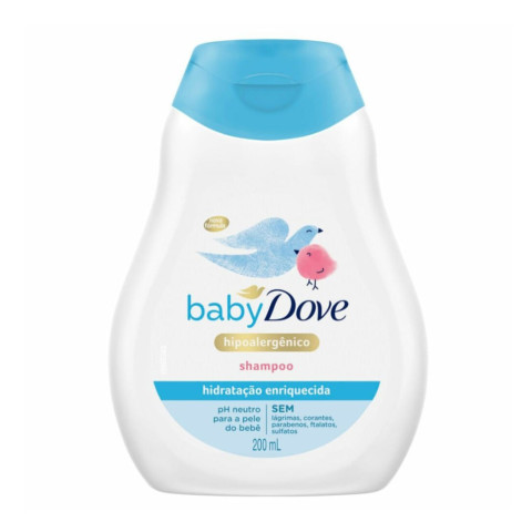 Shampoo Dove 200ML Baby Hidrat Enriquecida