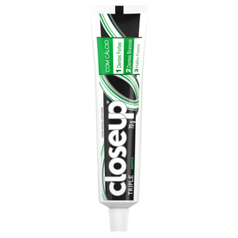 Creme Dental Closeup Tripla Proteção Menta 70g