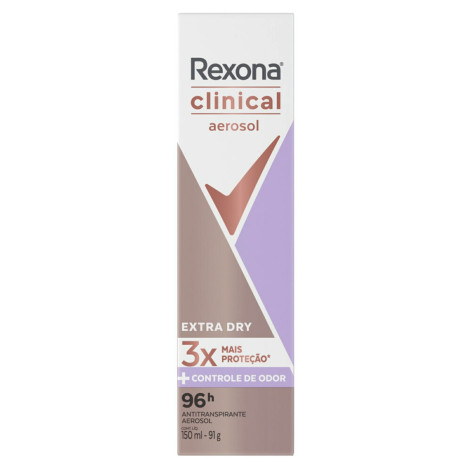 Desodorante Aerosol Rexona Fem Clinical Extra 150ML
