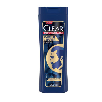 Shampoo Clear Men Cabelo Barba 200ML