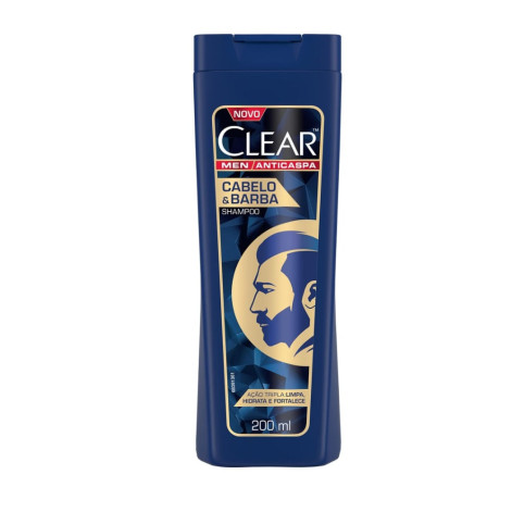 Shampoo Clear Men Cabelo Barba 200ML