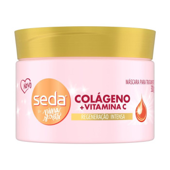 Creme Trat Seda Colageno E Vitamina 300G