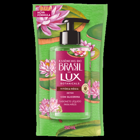 Sabonete Líquido Lux 240ML Maos Vitoria Regia Rf
