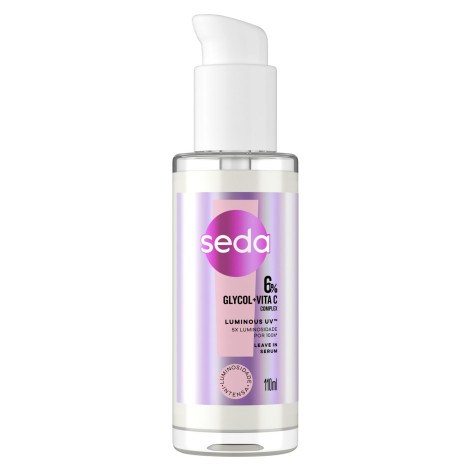 Leave-In Sérum Seda Luminous UV Glycol 6% + Vita C Complex 110ml