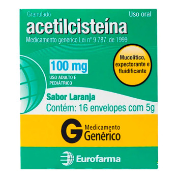 Genérico Acetilcisteina 100Mg C/16 Env
