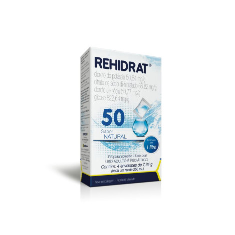 Rehidrat 50 Natural 4 Envelopes 7337 G